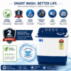 voltas beko 7.5 kg semi automatic top load washing machine – burgundy voltas beko 7.5 kg semi automatic top load washing machine – burgundy