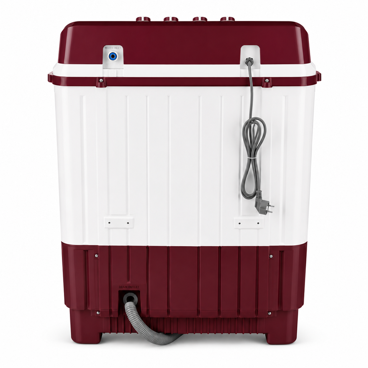voltas beko 7.5 kg semi automatic top load washing machine – burgundy voltas beko 7.5 kg semi automatic top load washing machine – burgundy
