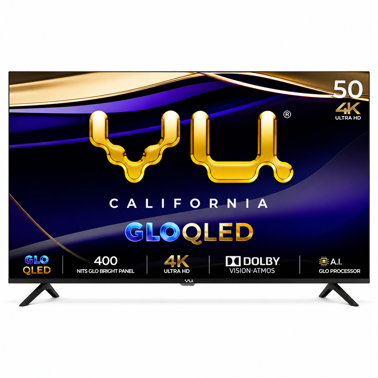 vu california gloqled 50 inch 4k smart tv (dolby edition) vu california gloqled 50 inch 4k smart tv (dolby edition)