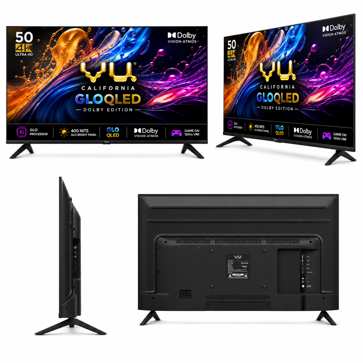 vu california gloqled 50 inch 4k smart tv (dolby edition) vu california gloqled 50 inch 4k smart tv (dolby edition)