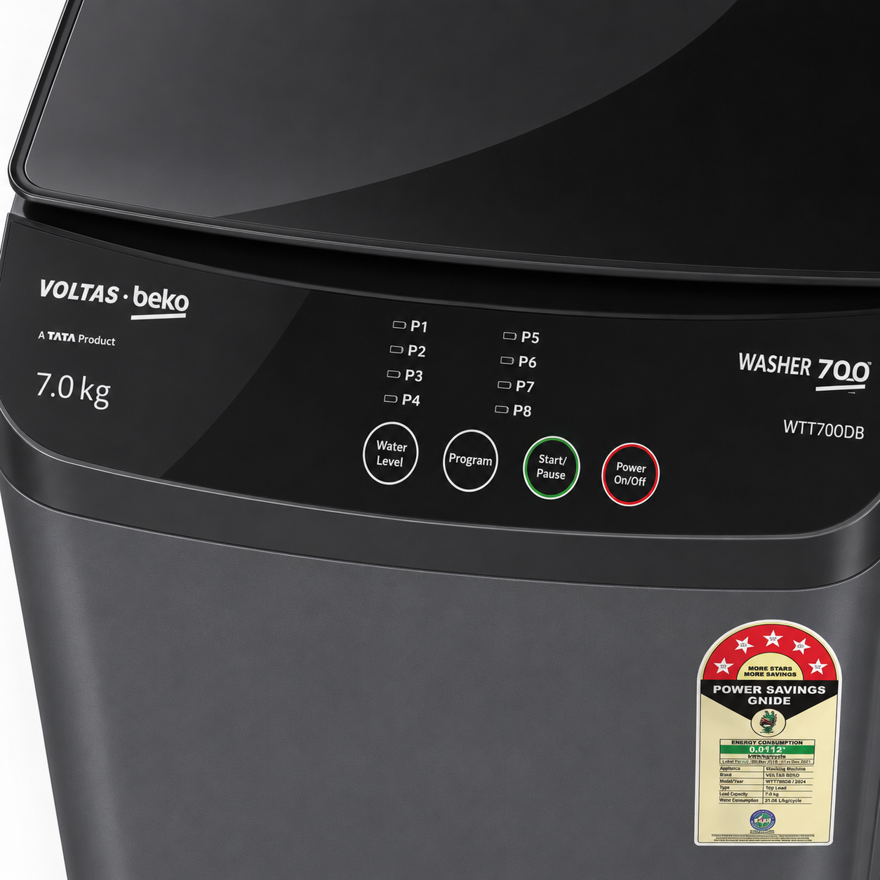 voltas beko 7 kg fully automatic top load washing machine – dark grey voltas beko 7 kg fully automatic top load washing machine – dark grey