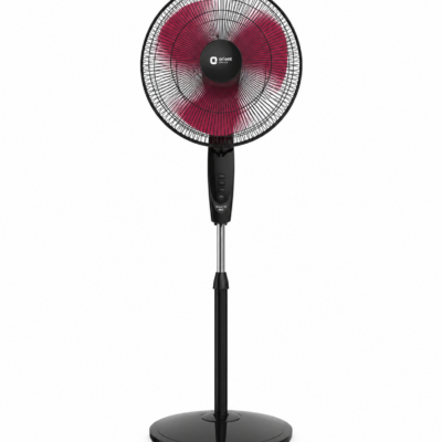 orient stand 37 neo high speed pedestal fan (400 mm) – crimson black