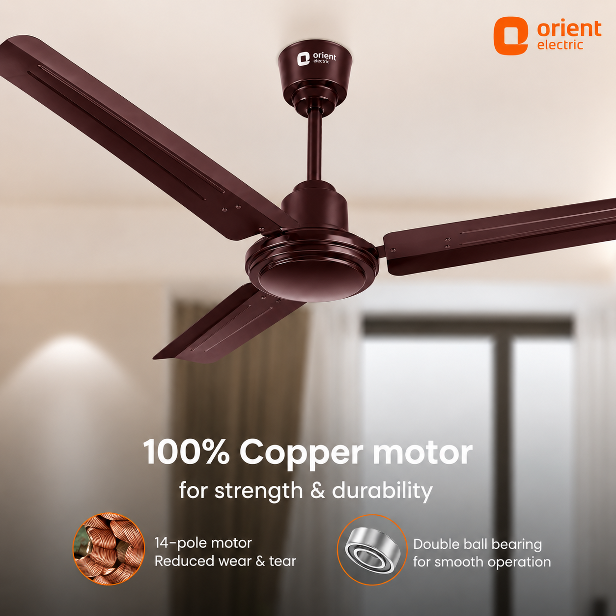 orient electric falcon 400 ceiling fan | 900mm | white | 5 year warranty orient electric falcon 400 ceiling fan | 900mm | white | 5 year warranty